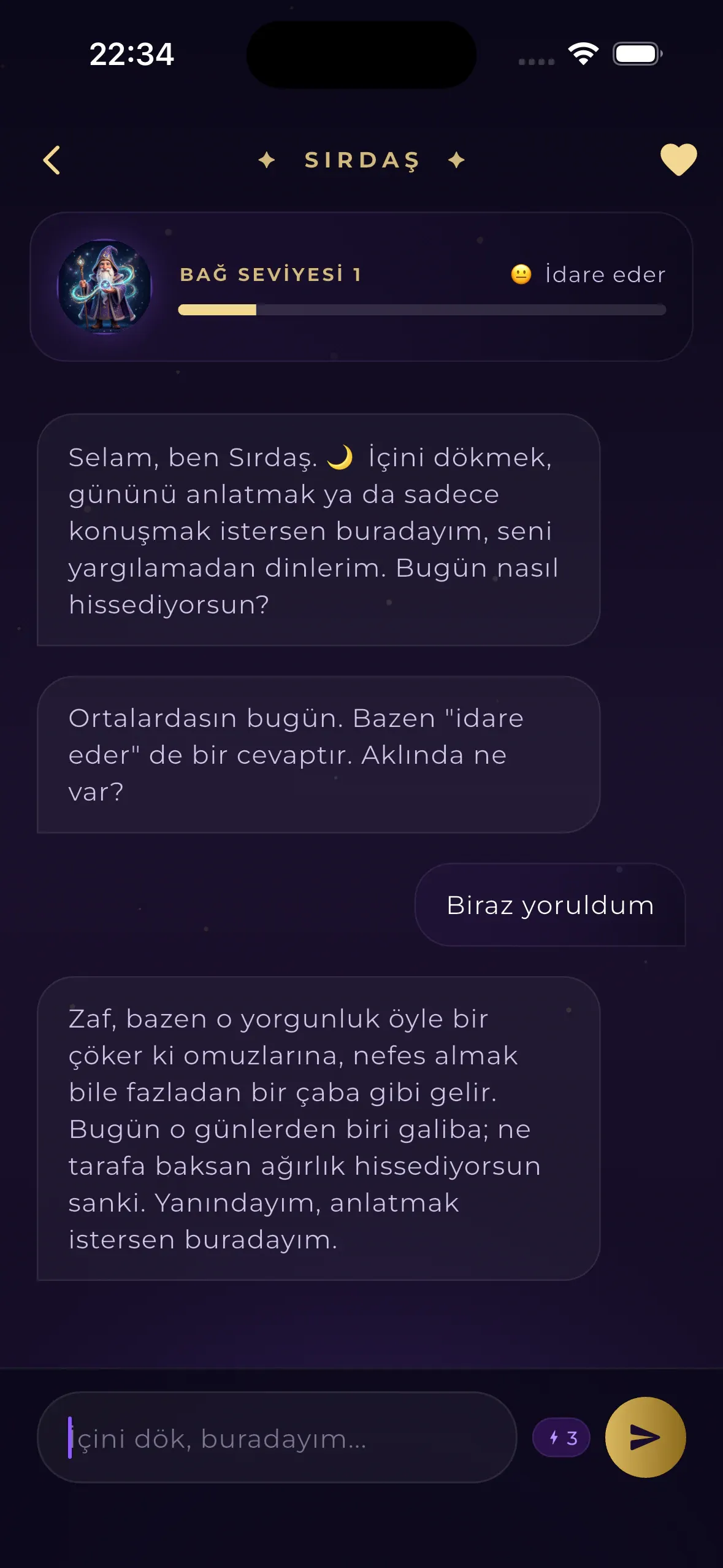 Luvris Sırdaş — Kapıların ötesinde bir dost: dinler, hatırlar, yanında kalır.
